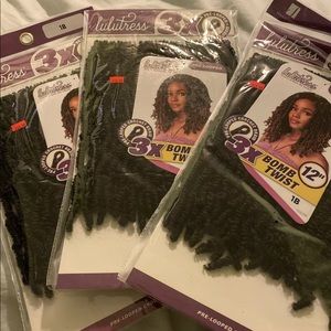 LULUTRESS CROCHET BRAID - 3X BOMB TWIST 12"